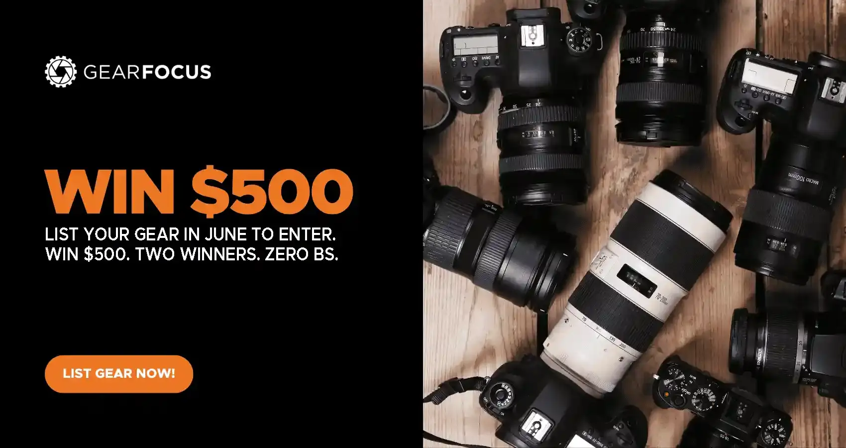 Win $500 By Signing Up And Selling Your Gear